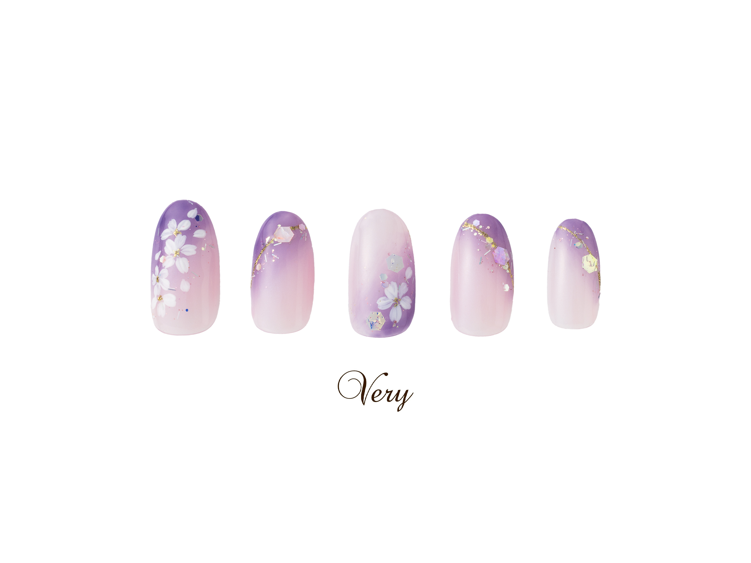 <h1>【シックな夜桜ネイル】</h1>
<br>
<h6>ご予約の際はメニューの『ハンド カラージェル10本』と『ハンド デザイン各種』をご選択ください。<br>